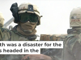 U.S. Marines crossing into Iraq from Kuwait on March 21, 2003. AP Photo/Laurent Rebours